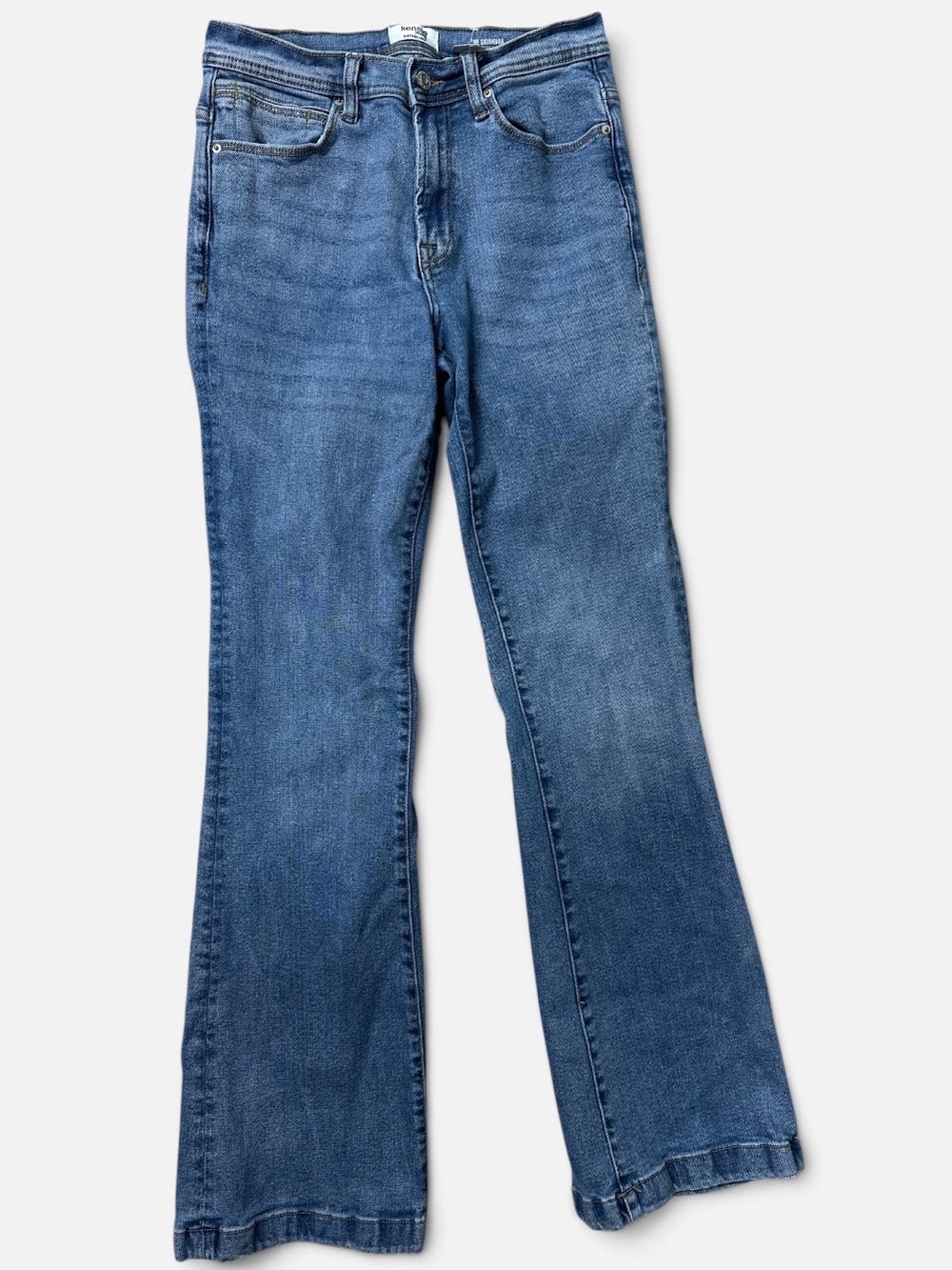 Kensie Women's Blue Flare Jeans